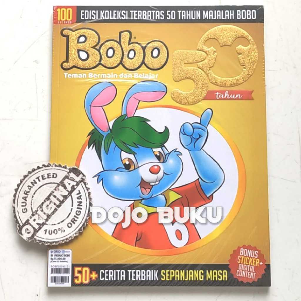 Jual Buku Edisi Terbatas 50 Tahun Majalah BOBO | Shopee Indonesia