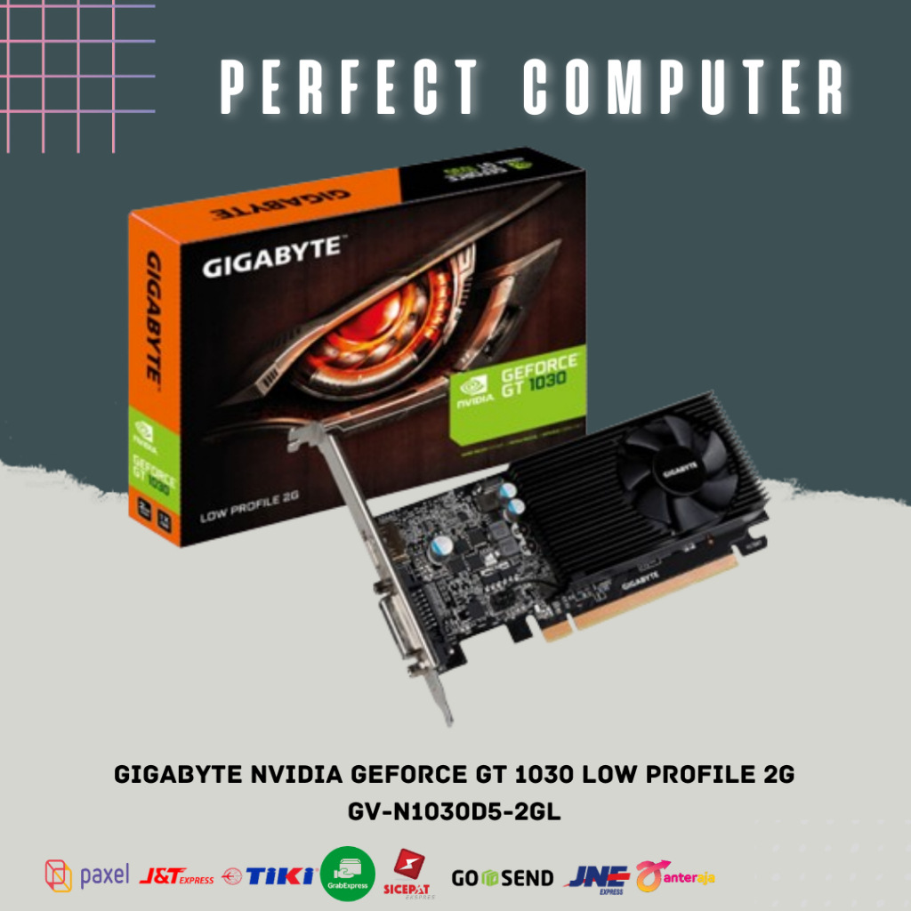 Jual VGA Gigabyte NVIDIA GeForce GT 1030 Low Profile 2G GV-N1030D5-2GL ...