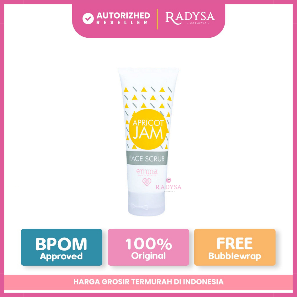 Jual 𝐑𝐀𝐃𝐘𝐒𝐀 Emina Apricot Jam Face Scrub 60 ml Shopee Indonesia