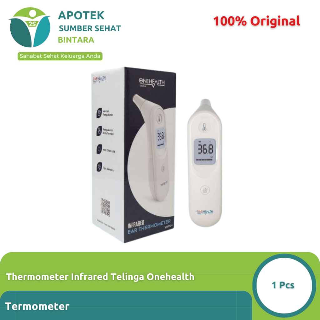 Jual Termometer Infrared Telinga Onehealth | Shopee Indonesia