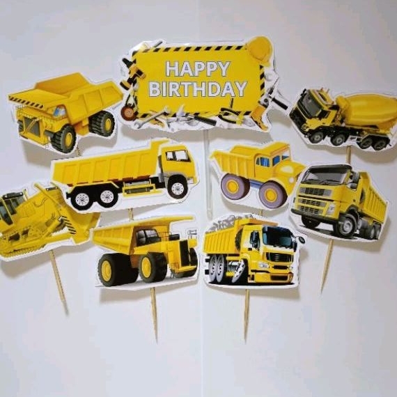 Jual Topper Cake Ultah Karakter Truk Bego | Shopee Indonesia