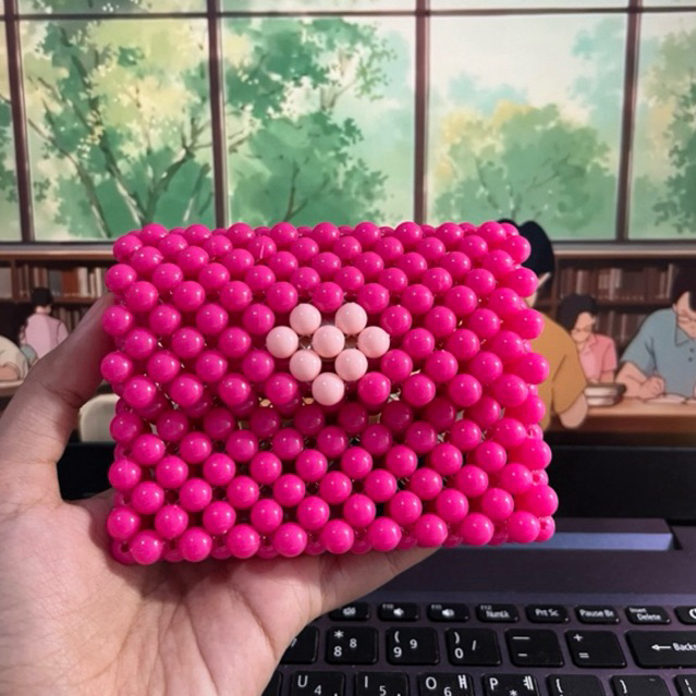 Jual [Langsung Kirim] Mon Perleux - CARD HOLDER MANIK/ BEADS CARD ...