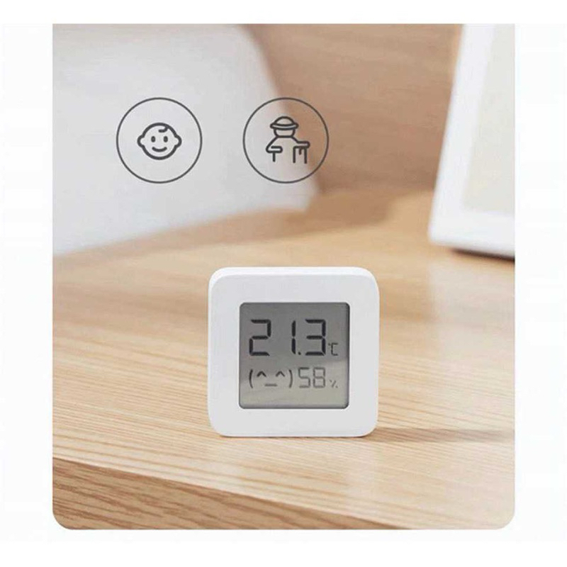 Thermomètre Hygromètre Xiaomi Mijia - Bluetooth 4.2, écran LCD - Mesure Température Et Humidité Intérieure