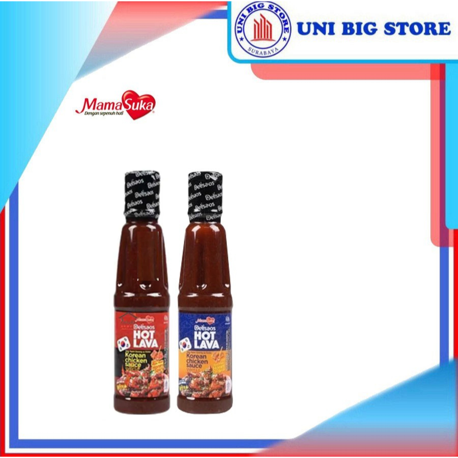 Jual Mama Suka Delisaos Hot Lava Korean Chicken Sauce Honey Original ...