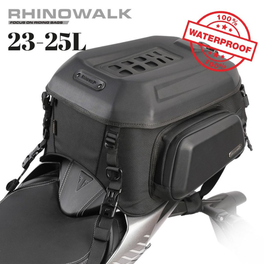 Jual Tas Motor Touring Rhinowalk MT2335 23 25L Bike Pannier Tail Bag Waterproof Expandable Shopee Indonesia
