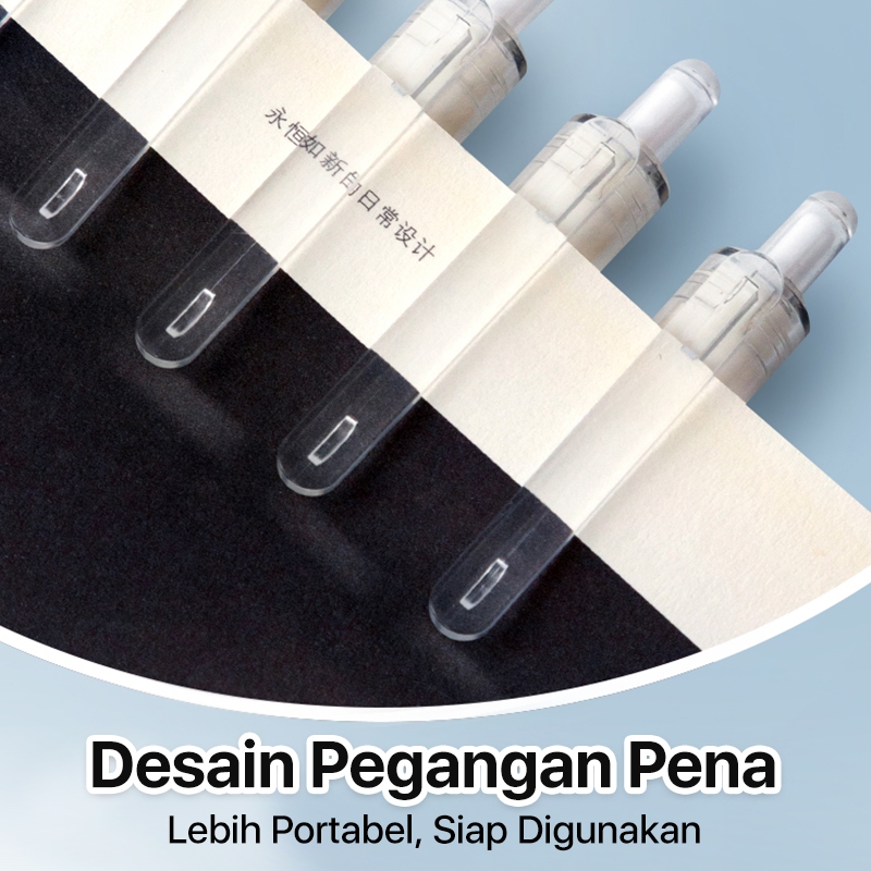 Jual Aimilo Gel Pen Pulpen Gel Retractable 4 Warna 0.5mm 1 PCS Alat ...