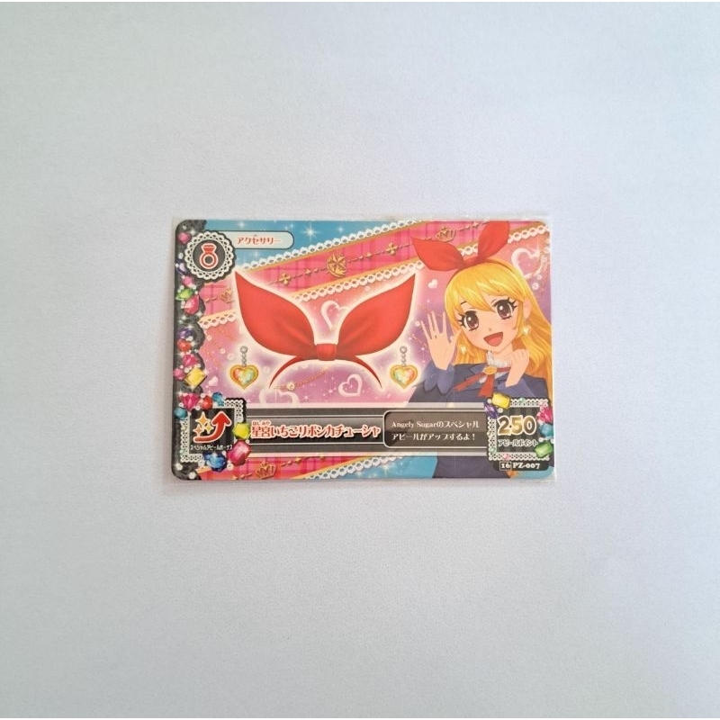 Jual (READY) kartu aikatsu ichigo ribbon headband || kartu bando ichigo ...