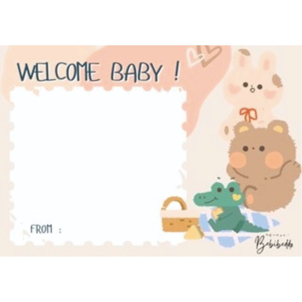 Jual KARTU UCAPAN BAYI BARU LAHIR - KARTU UCAPAN NEW BORN - GREETING