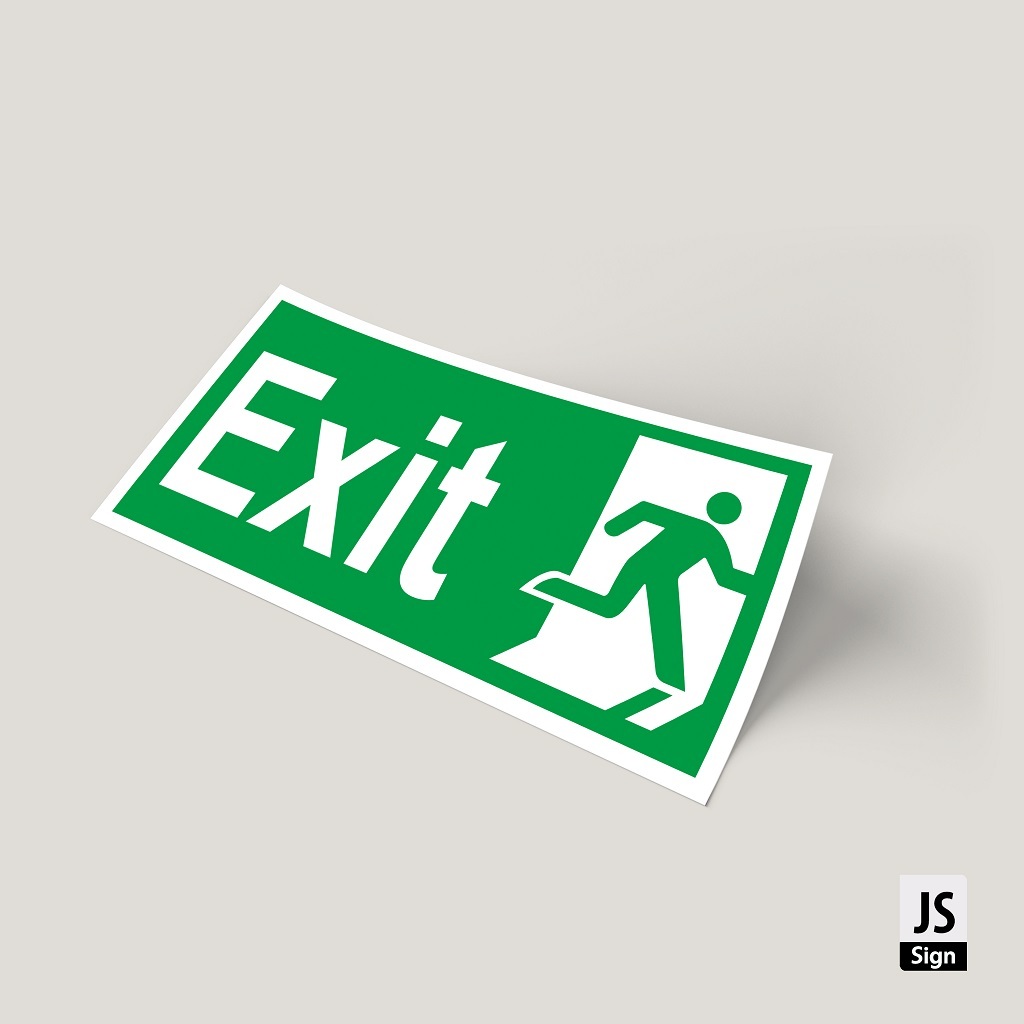 Jual STICKER K3 SAFETYSIGN - PINTU EXIT | Shopee Indonesia