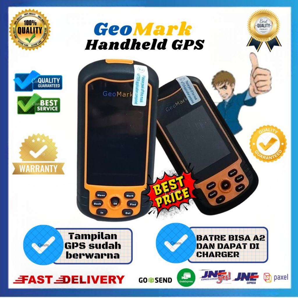 Jual Geomark M20 Handheld GPS Portable Tool Field Navigation Berwarna ...