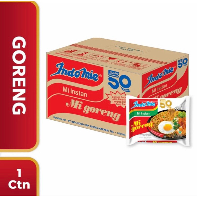 Jual INDOMIE GORENG 1 dus ( isi 40 ) ( FREE GIFT SAMPLE PARFUM ...