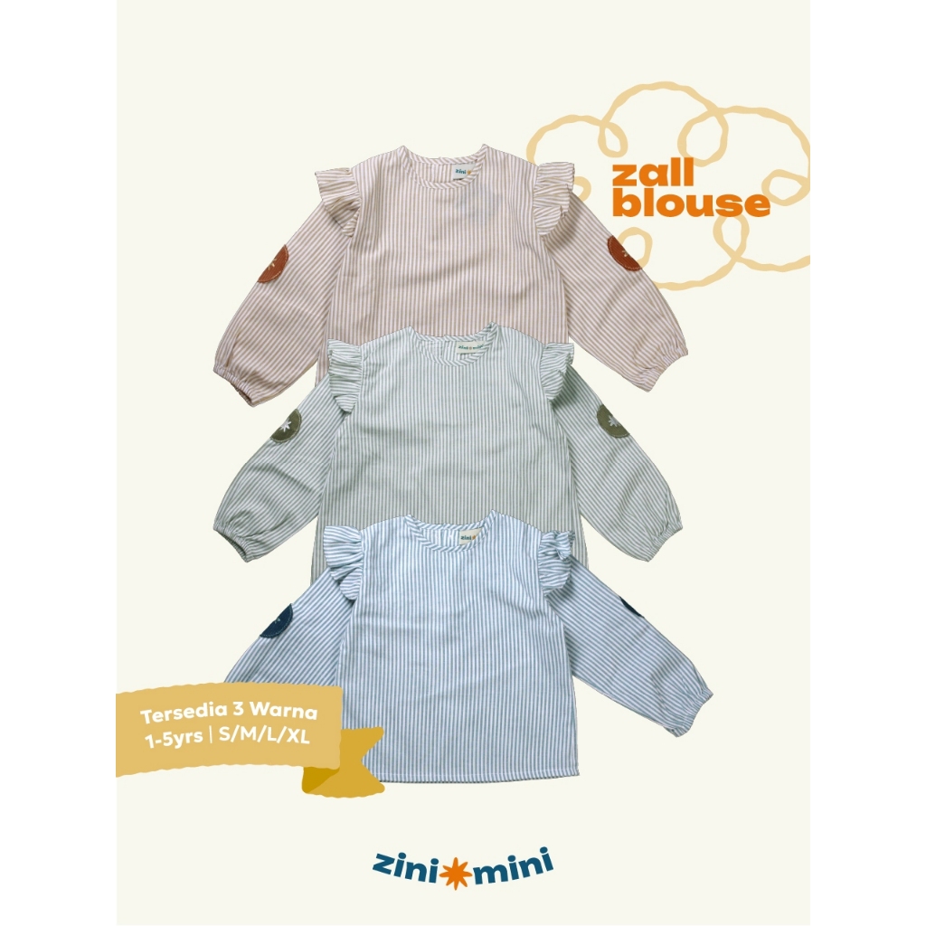 Jual ZINIMINI - Blouse Anak Lengan Panjang 1-5 Tahun - Atasan Anak ...