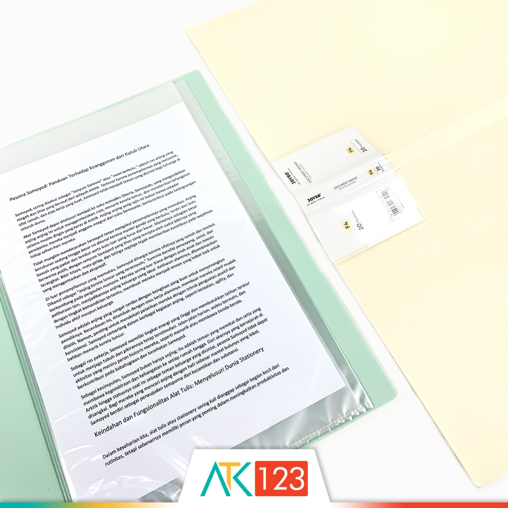 Jual Map File / Display Book / Clear Holder / Document Keeper Folio ...