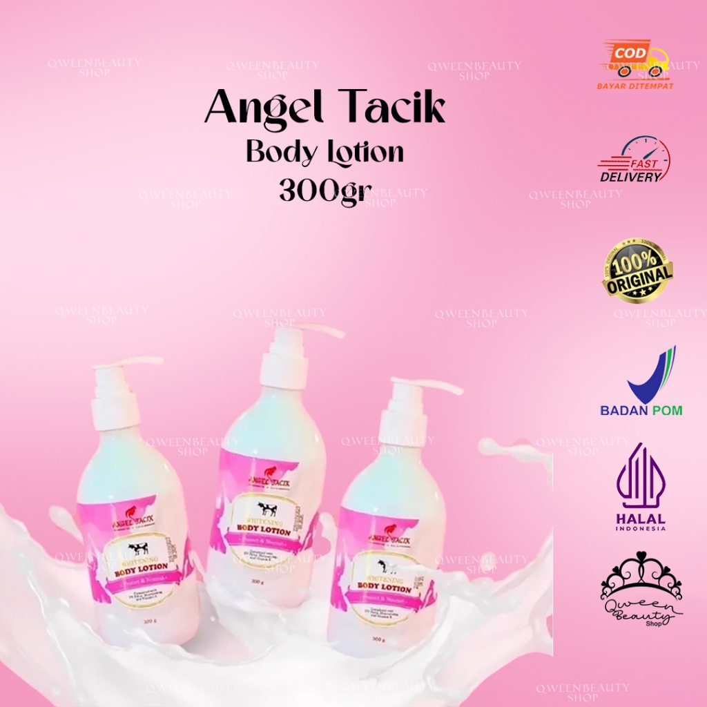 Jual New Pack ANGEL TACIK / LOTION ANGEL TACIK 300ml / SABUN BERAS