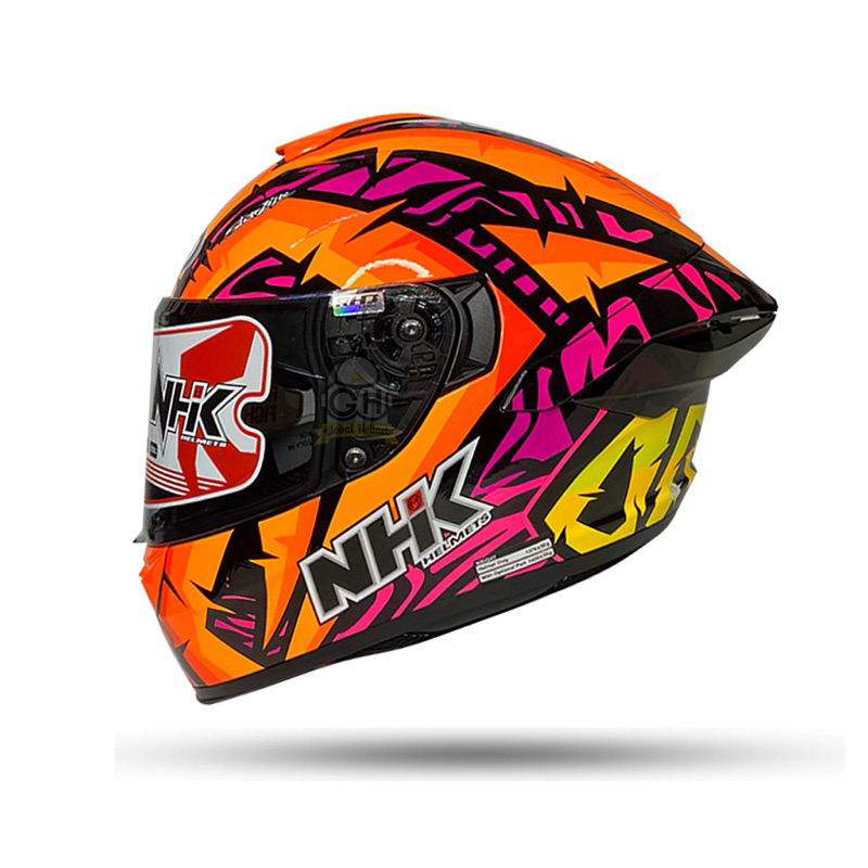 Nhk Terminator Jenis Helm Nhk Full Face SPOILER 3D NHK GP PRO