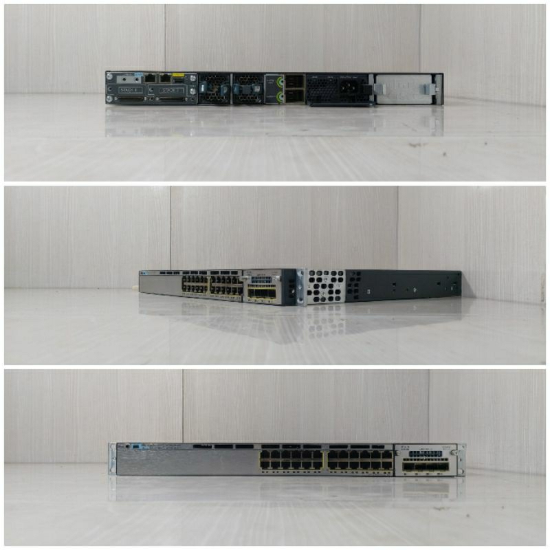 Jual Switch Cisco Catalyst 3750-X PoE+Series WS-C3750X-24P-L | Shopee ...