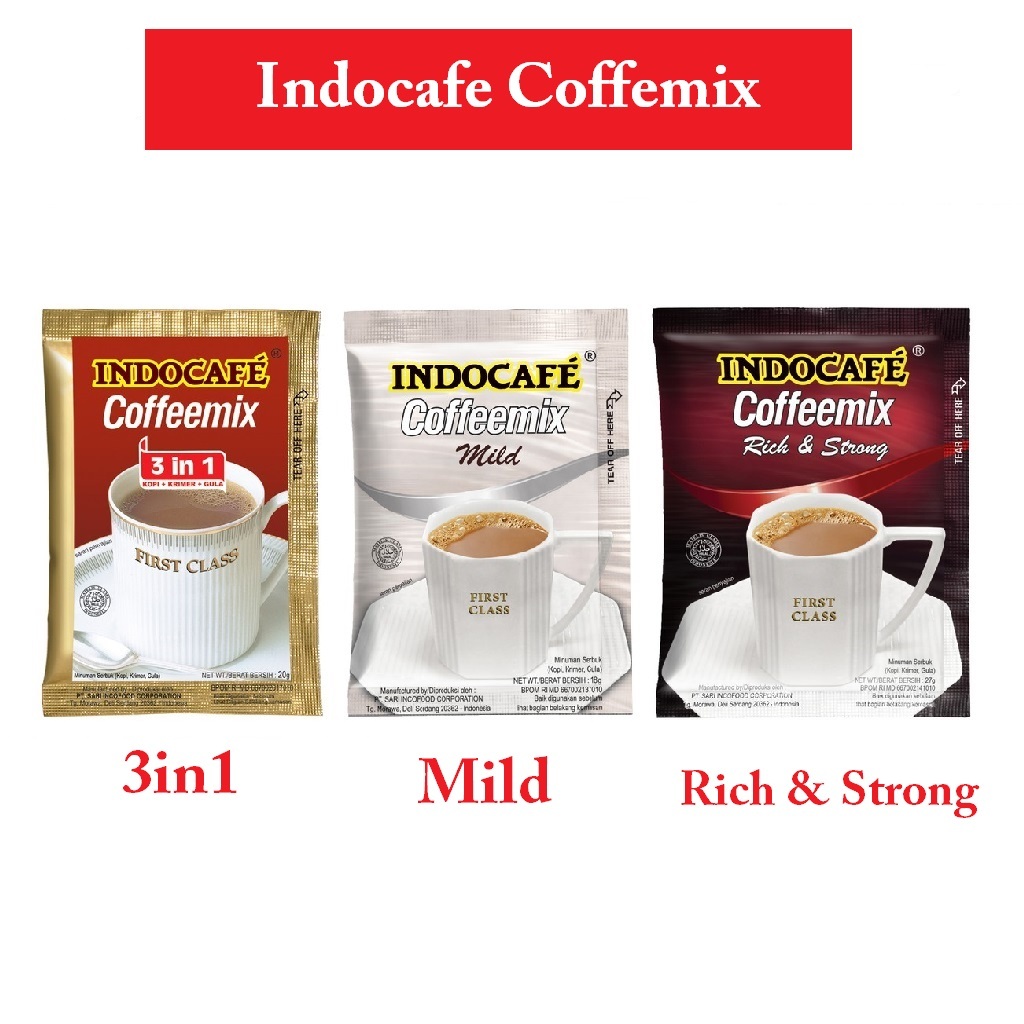 Jual Indocafe Coffeemix In Varian Rich Strong Renceng Pcs