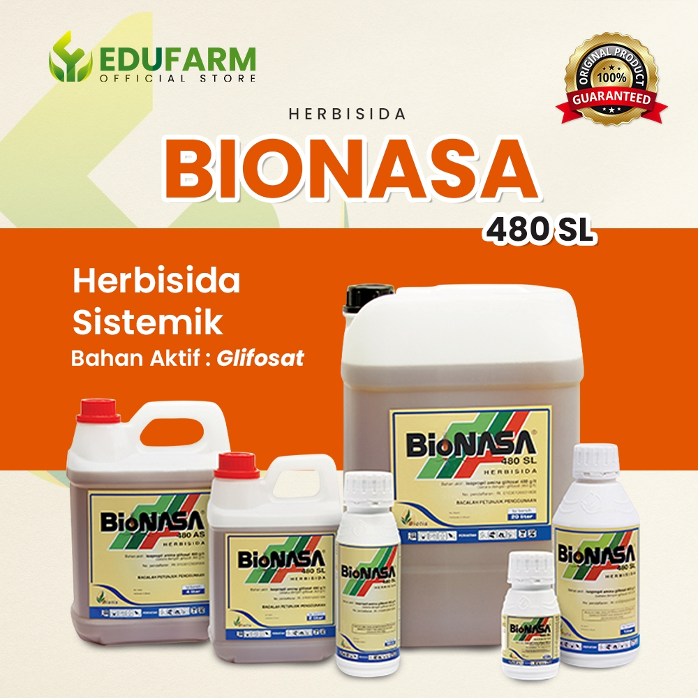 Jual BIONASA 480 SL - Herbisida Obat Rumput Sistemik Gifosat | Shopee ...
