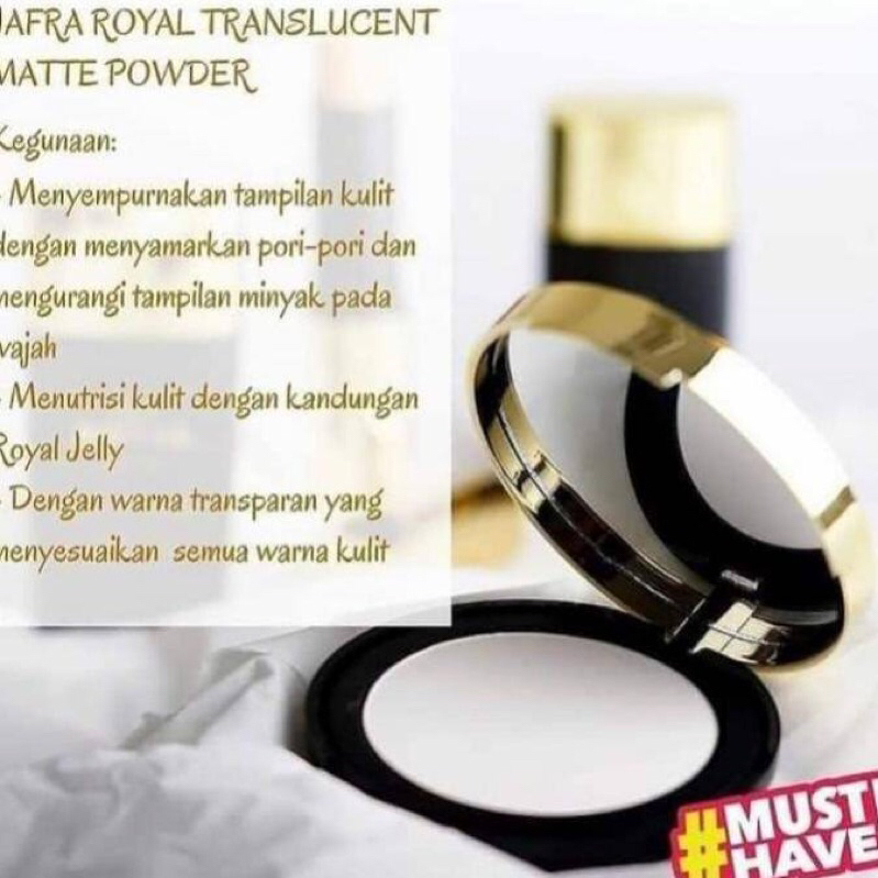 Jual Jafra Translucent Matte Powder Bedak Jafra Bedak ringan dengan ...