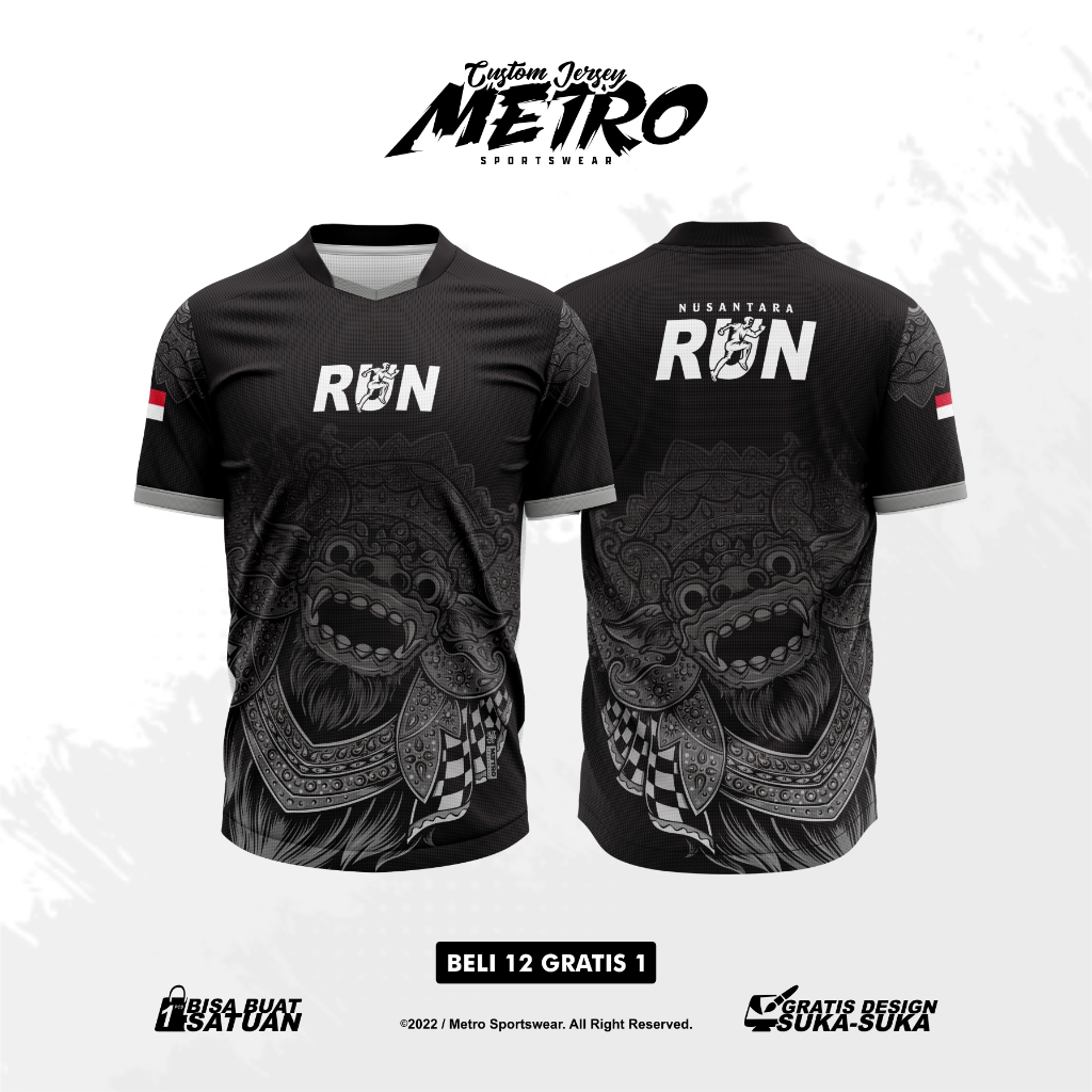 Jual Jersey Running Custom Full Printing Balinesia Shopee Indonesia