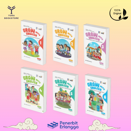 Jual GROW WITH ENGLISH KELAS 1 2 3 4 5 6 KURIKULUM MERDEKA ERLANGGA ...