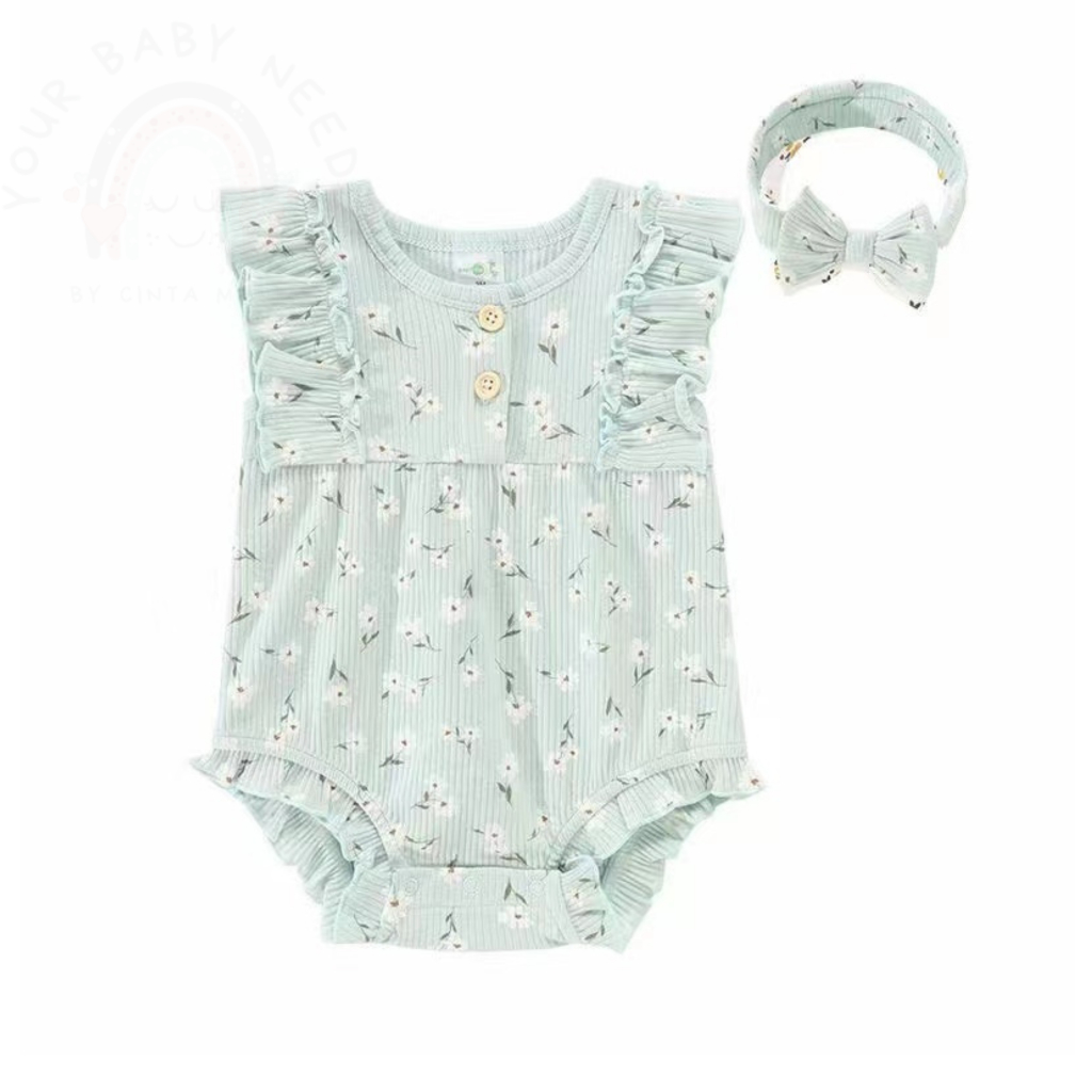 Jual New Baby Set Bodysuit Jumper Dapat Bendo 2in1 Premium Import Untuk Anak Usia 3 Bulan Sampai
