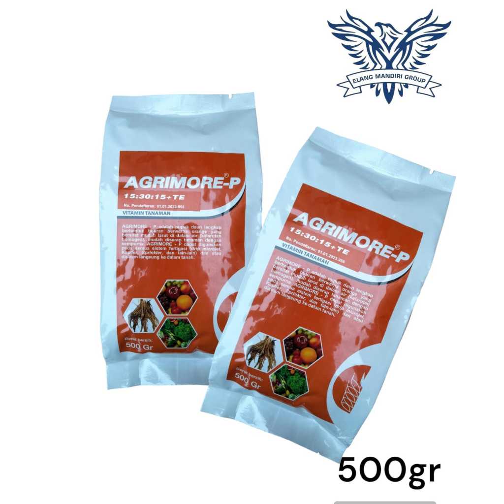 Jual Agrimore P 500gr Oren Pupuk 15+30+15 TE Vitamin Tanaman Masa ...