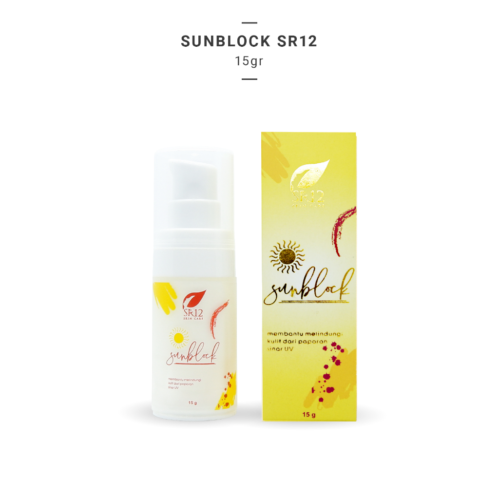 Jual Sr12 Sunblock Membantu Melindungi Kulit Dari Paparan Sinar Uv Tabir Surya 15gr Spf 30 9196