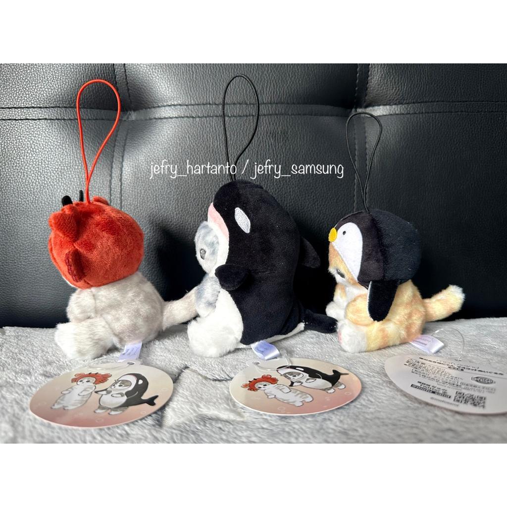 Jual Boneka Mofusand Samenyan Sea Creatures Vol.2 Plush Keychain Ganci ...