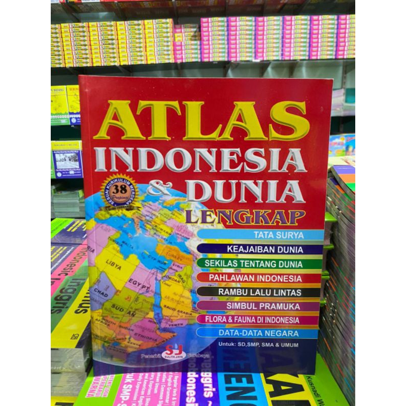 Jual ATLAS INDONESIA DAN DUNIA LENGKAP EDISI TERBARU 38 PROVINSI UNTUK ...