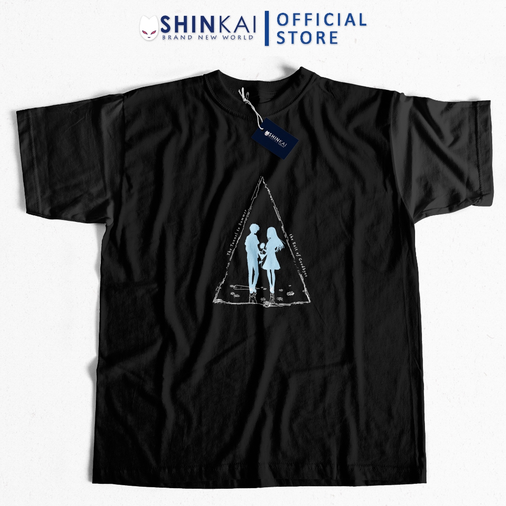 Jual SHINKAI Kaos Anime The Tunnel to Summer, the Exit of Goodbyes Natsu e  no Tonneru, Sayonara no Deguchi To Urishima Tunnel Black Pria Wanita Combed  24s | Shopee Indonesia