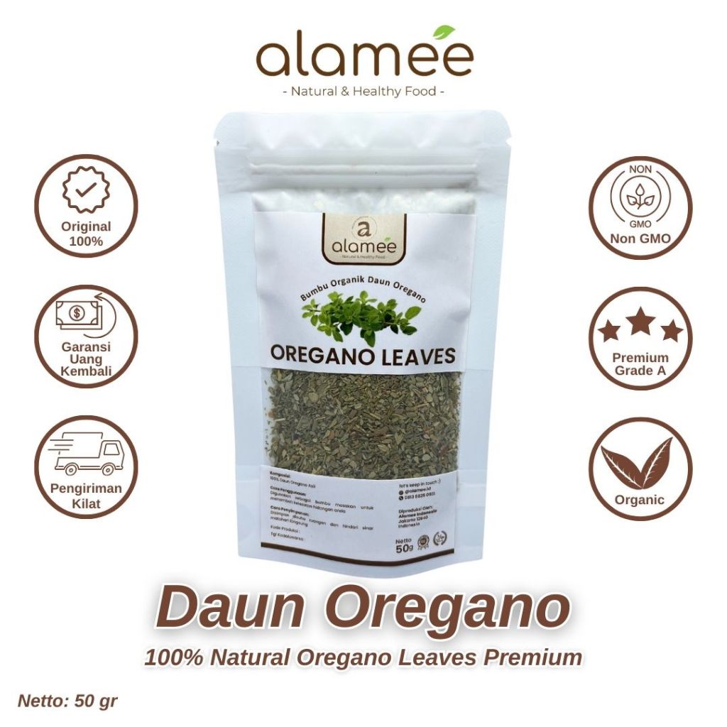 Jual Daun Oregano Kering Dried Leaves Flakes Garnish Murni Asli Tanpa ...