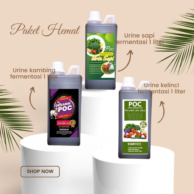 Jual Paket Hemat Urine Kelinci|Urine Kambing|Urine Sapi Fermentasi Buat ...