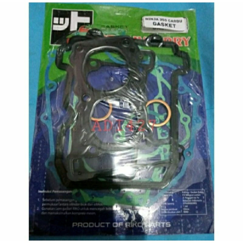 Jual PAKING FULSET/FULLSET GASKET SET/FULL SET +KARET HEAD KAWASAKI ...