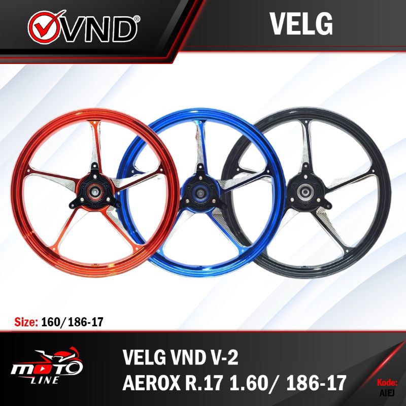 Jual Velg Vnd Racing Ak V Aerox X X Shopee