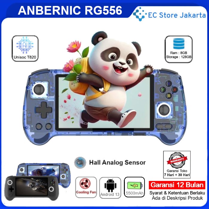 Jual ANBERNIC RG556 Handheld Game Retro Console Android Hall Effect ...