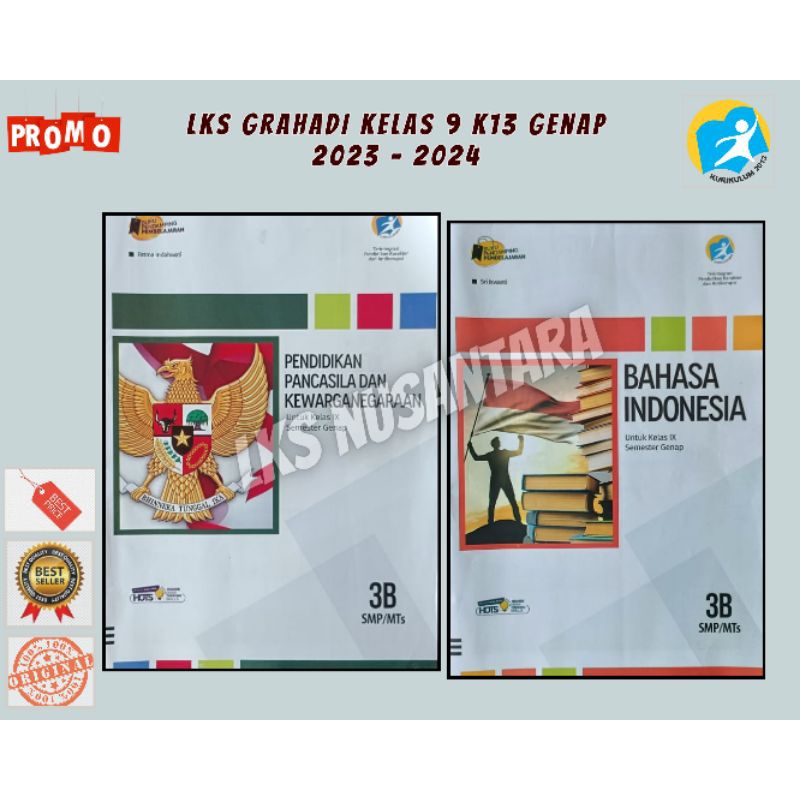 Jual Buku LKS GRAHADI SMP MTS KELAS 9 K13 SEMESTER GENAP 2023 - 2024 ...