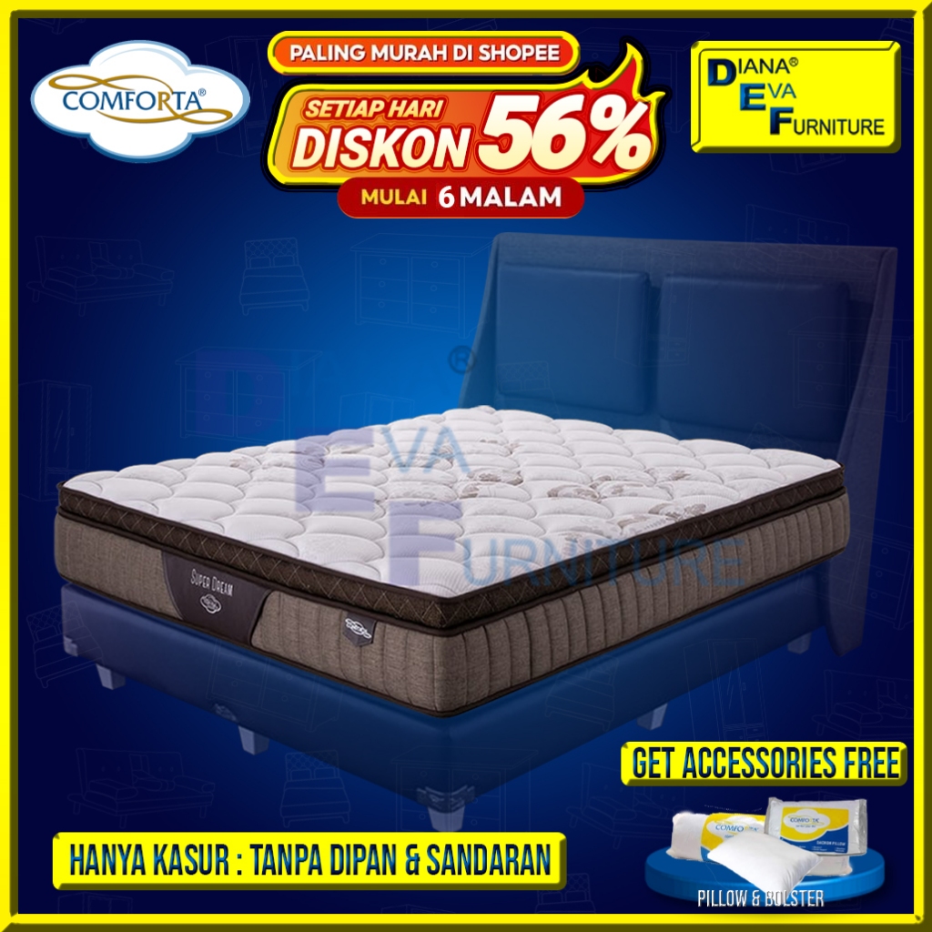 Jual Comforta Super Dream Kasur Springbed | Shopee Indonesia