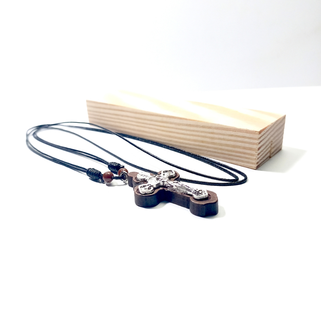 Kalung Salib St Benedictus / Liontin Kalung Salib Katolik