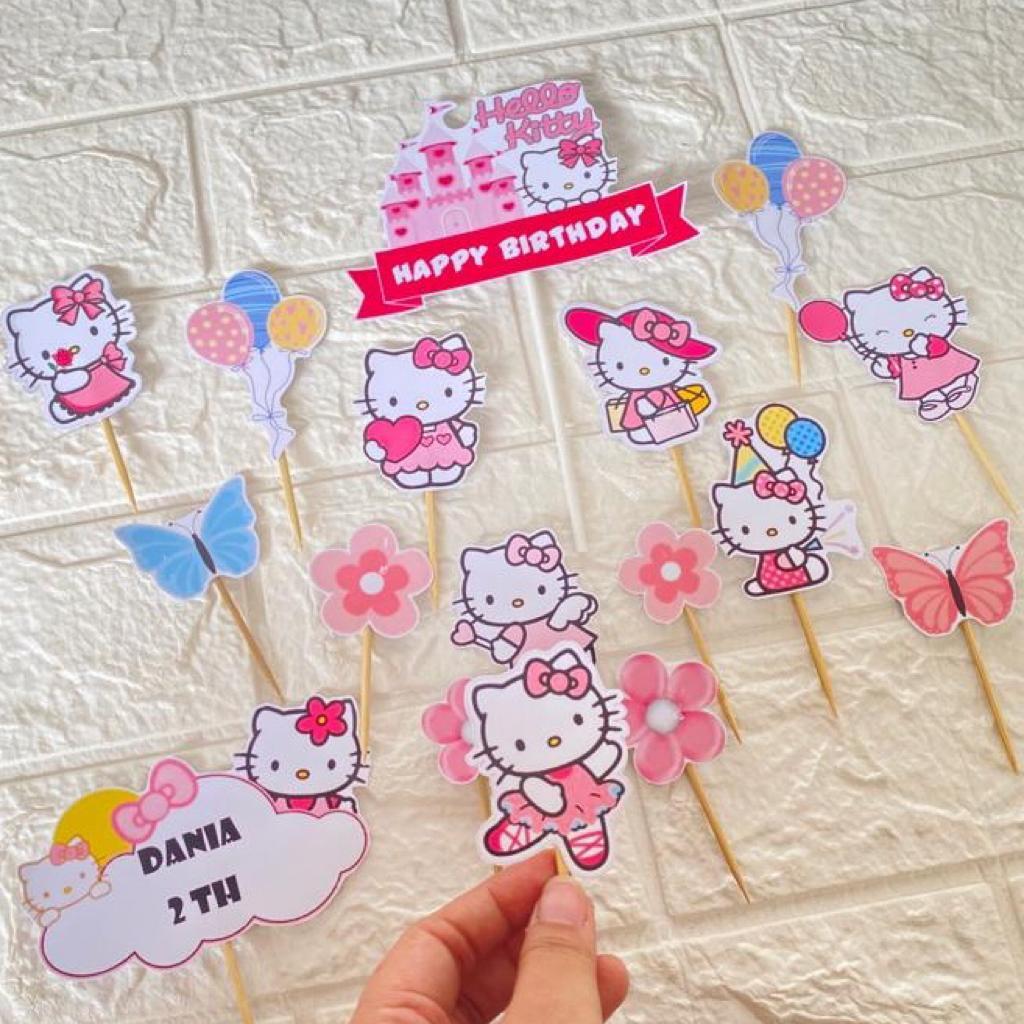 Jual Topper Hello Kitty / Topper Cake Hello Kitty Lucu | Shopee Indonesia