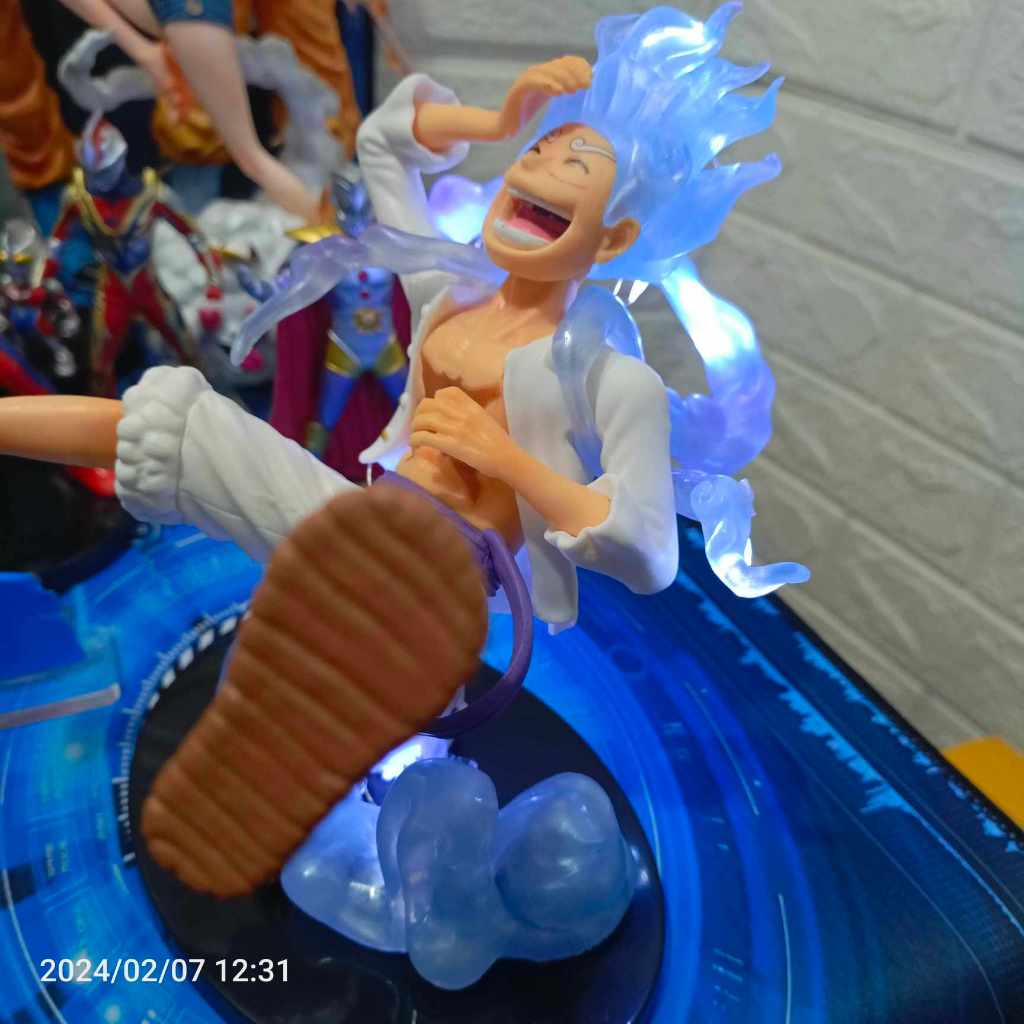 Jual Figure Monkey D Luffy Gear 5 Wano Figure One Piece 19cm | Shopee ...