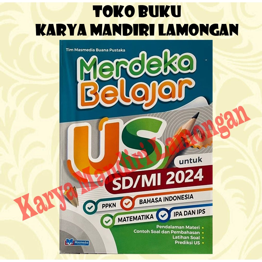 Jual : Buku Persiapan Ujian Sekolah Merdeka Belajar Untuk SD / MI 2024 ...