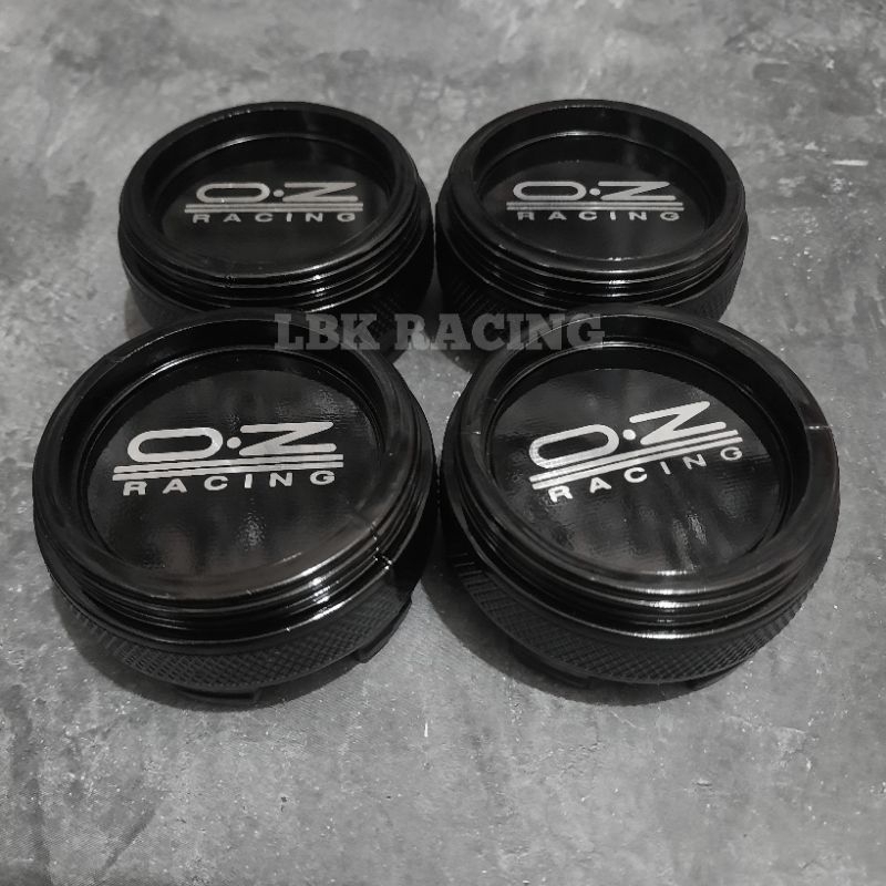 Jual Dop Roda Tutup Velg Racing O Z Hitam Diameter Cm Harga Set Shopee Indonesia