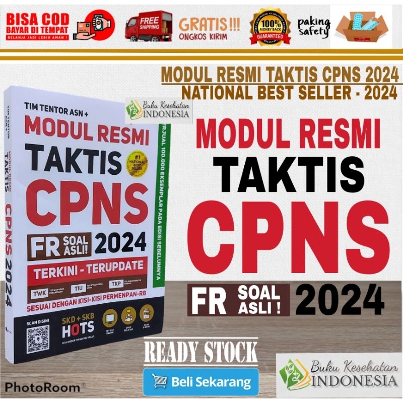 Jual MODUL RESMI TAKTIS CPNS 2024 FR SOAL ASLI TERKINI - TERUPDATEHOTS ...