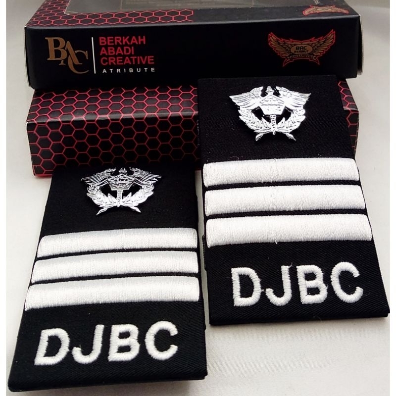 Jual Pangkat Pdh DJBC 2C Kain Bordir Exclusive | Shopee Indonesia