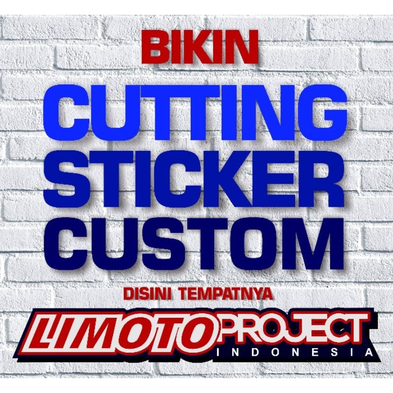 Jual CUTING STICKER CUSTOM DESAIN SUKA SUKA, LOGO KOMUNITAS, LOGO USAHA ...