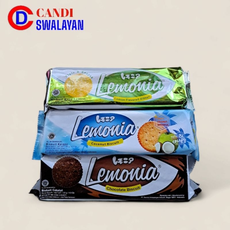 Jual Biskuit Nissin LEMONIA 130g Cokelat | Coconut | Lemon | Shopee ...