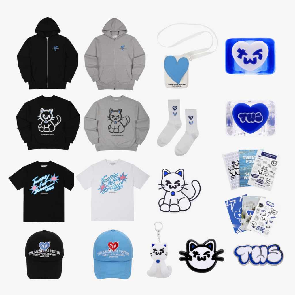 Jual [PO] TWS Debut & The Museum Visitor Collab Merch - TV Zip Up
