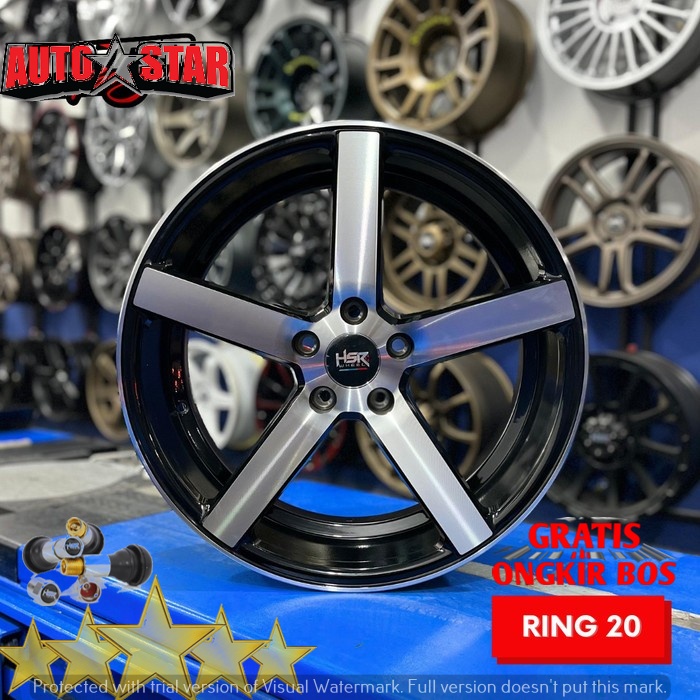 Jual Velg mobil racing ne3 R20 Lubang pcd 5x120 untuk mobil allphard ...