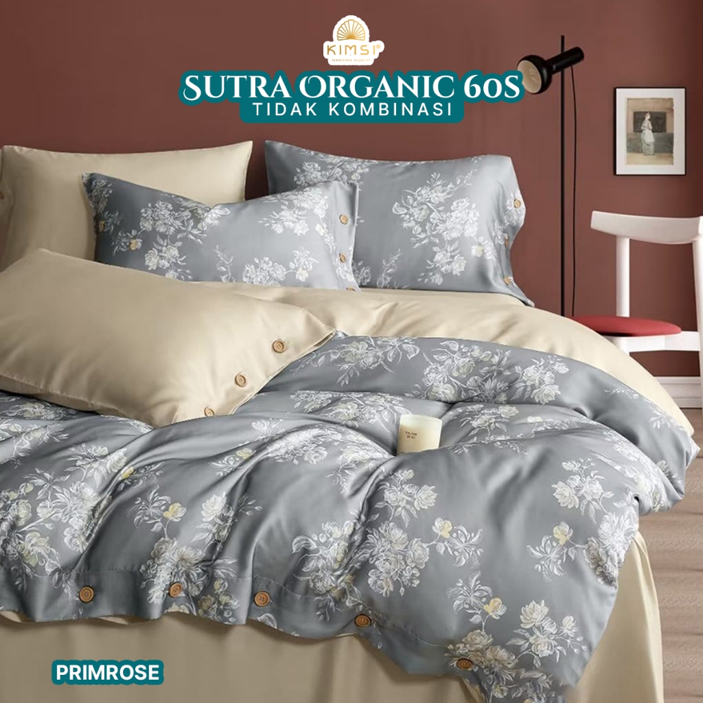 Jual Bedcover Set Sprei Sutra Organik 60s Katun Sutra Halus Sprei